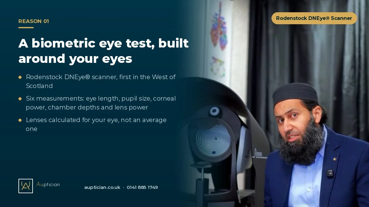 biometric eye test in renfrew, scotland
